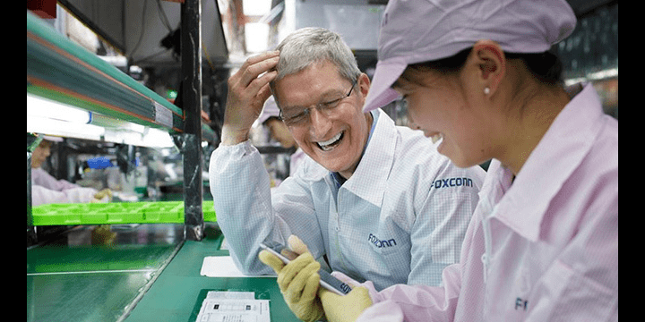 El CEO de Apple comparte una horrible foto que causa furor en Internet