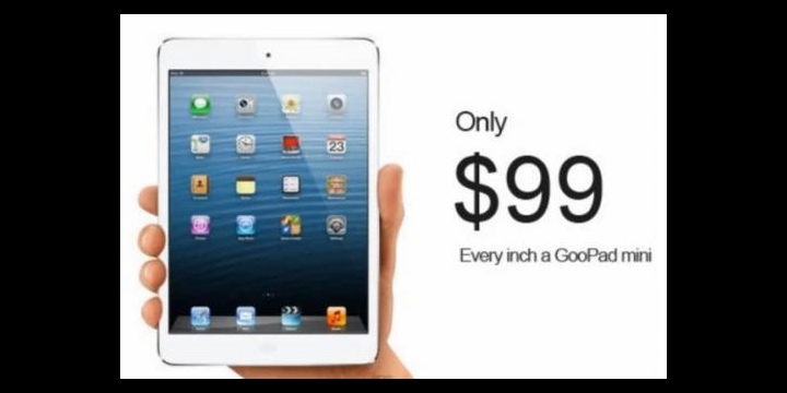 GooPad Mini, el clon chino del iPad Mini por 99 dólares