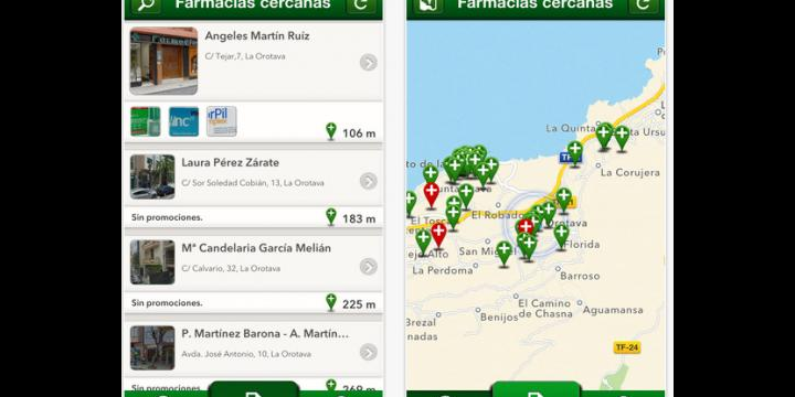 iFarmacias, app para buscar la farmacia más cercana