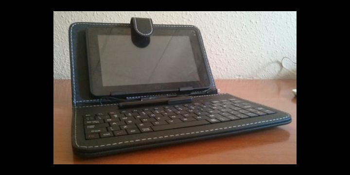 Review: Funda de cuero con teclado español para tablet de 7"