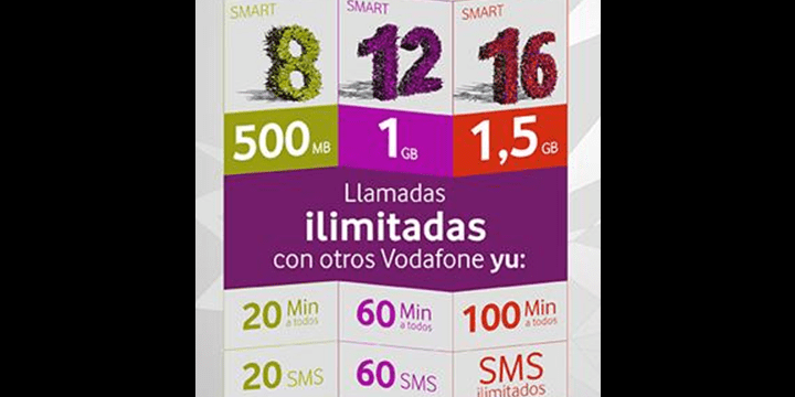 Vodafone Yu aumenta los megas para navegar