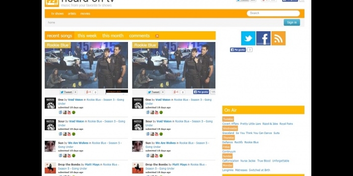 Encuentra la música de series y películas