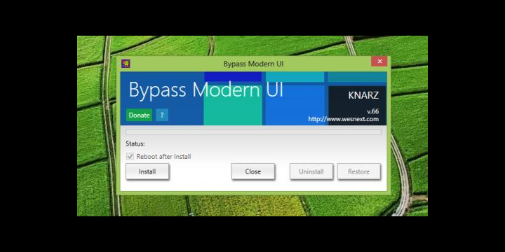 Cómo abrir directamente el escritorio en Windows 8 con Bypass Modern UI