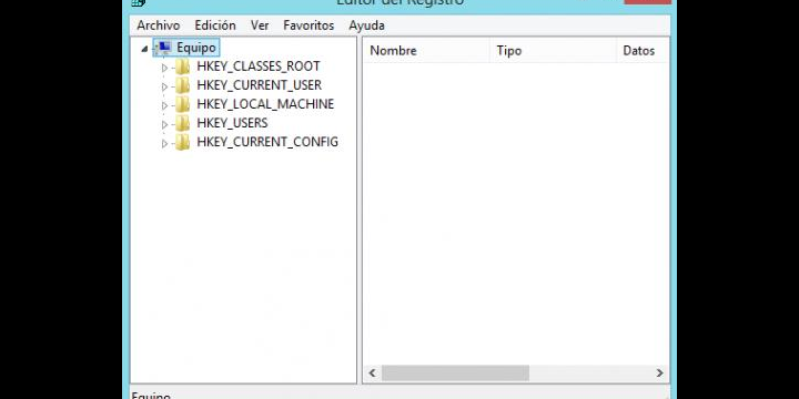 Cómo crear una copia del registro en Windows 8