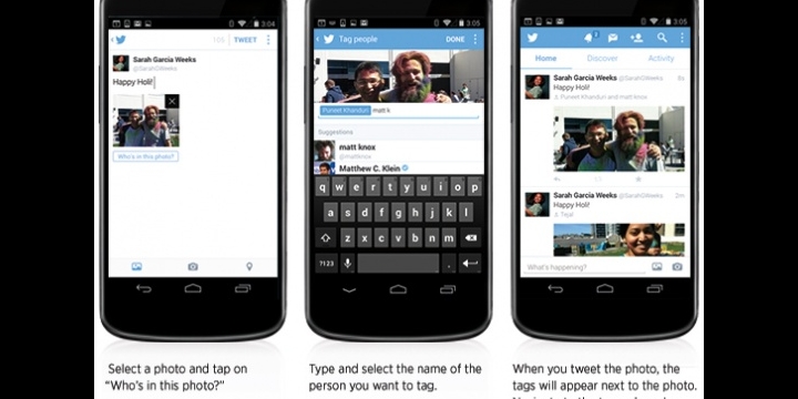 Twitter ahora permite etiquetas en fotos y cambia el botón retweet por compartir