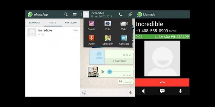 Así serán las llamadas en WhatsApp