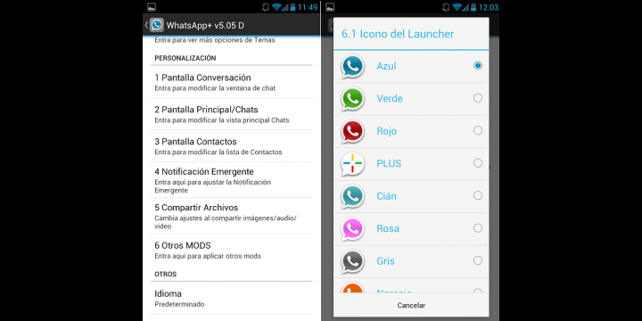 WhatsApp+, la versión no oficial se actualiza con más funciones