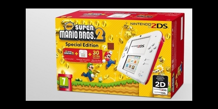 Nintendo lanza el pack Nintendo 2DS con New Super Mario Bros 2 Special Edition