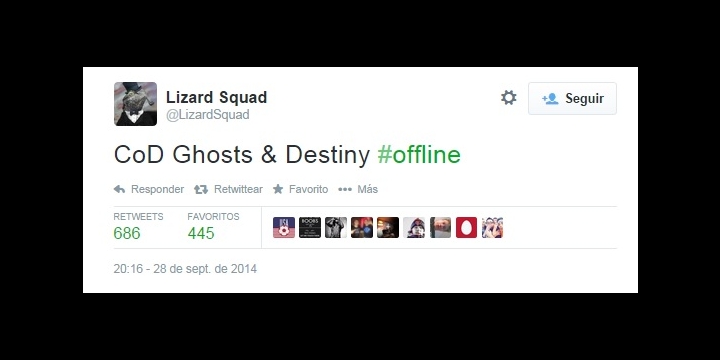 Un ataque DDoS tumba los servidores de Destiny y Call of Duty