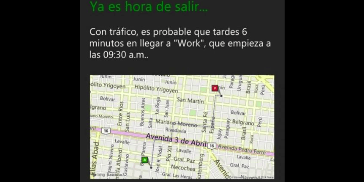 Cortana da la sorpresa mostrando información en español