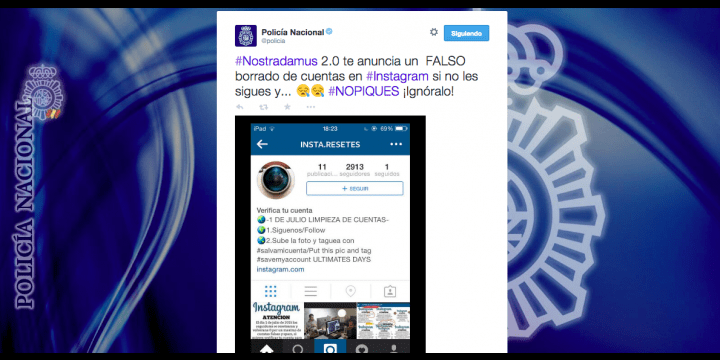 Bulo: Instagram borrará cuentas si no los sigues