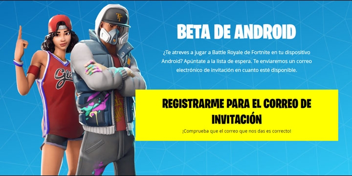 La beta de Fortnite para Android ya está aquí