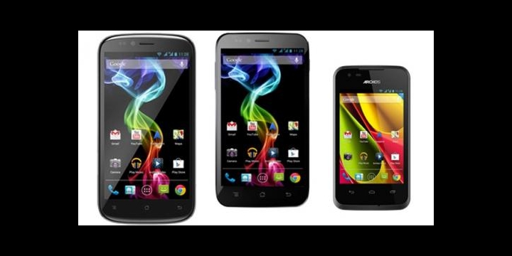 Archos presenta 3 smarpthones con Android y a buen precio