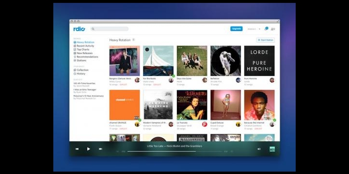 Rdio sigue a Spotify y se vuelve gratis