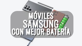 10 móviles Samsung con mejor batería
