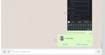 Tarjetas de contacto en WhatsApp: qué son y para qué sirven