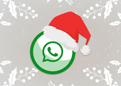 Truco: cómo poner un gorrito navideño al icono de WhatsApp