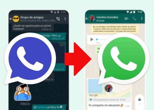 Cómo pasar de WhatsApp Plus a WhatsApp sin perder las conversaciones