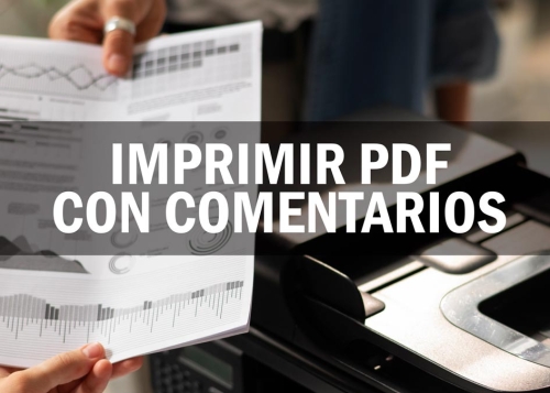 Cómo imprimir archivos PDF con comentarios