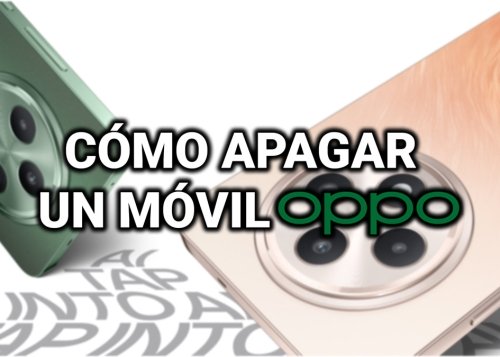 Cómo apagar un móvil de Oppo