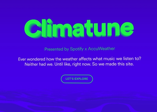 Climatune, crea listas de reproducción en Spotify en base al clima