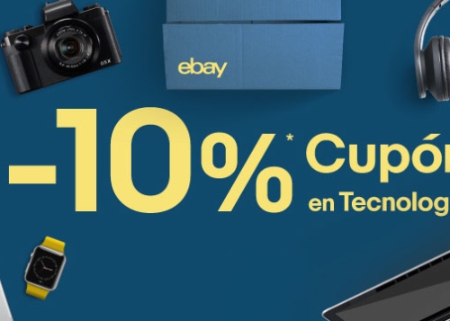 10% de descuento en móviles y electrónica en eBay