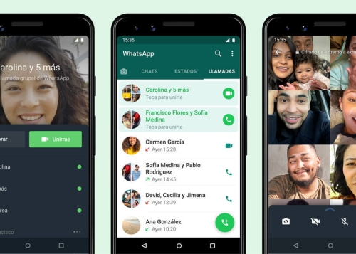 WhatsApp ya permite unirse a una llamada grupal perdida