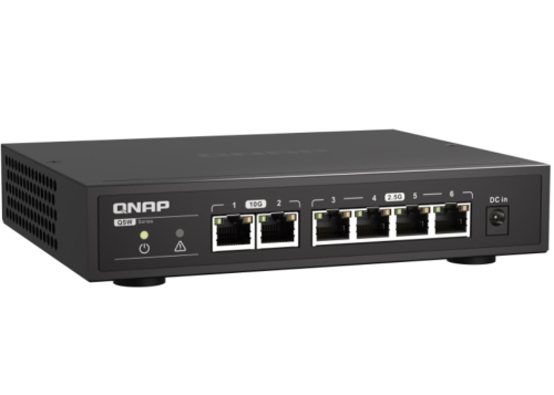 QNAP QSW-2104-2T: Switch Plug and Play con conectividad 10GbE y 2,5GbE