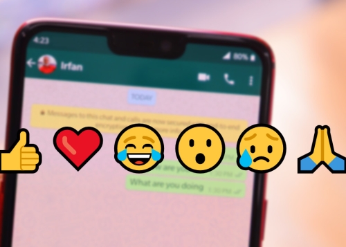 Descarga la última versión de WhatsApp para activar las reacciones a los mensajes