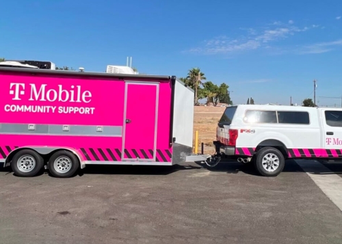T‑Mobile ofrece datos ilimitados y conectividad en incendios forestales de California