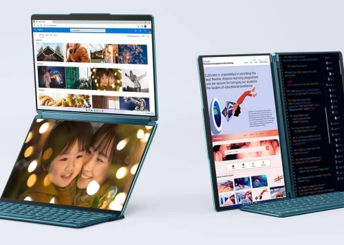 Lenovo Yoga Book 9i es un espectacular portátil con doble pantalla OLED