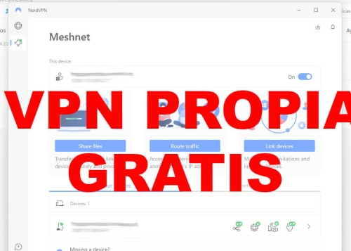 NordVPN ya te permite crear tu propia VPN gratis