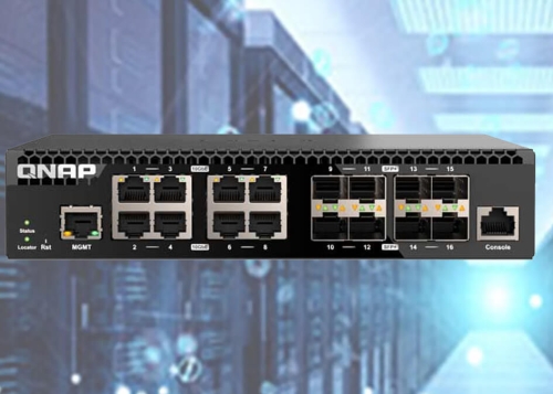 Así son los nuevos switches de QNAP: 16 puertos 10 GbE para racks de ancho medio