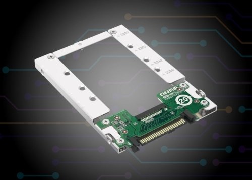 QNAP acaba de lanzar este práctico adaptador de M.2 a U.2 para SSD NVMe PCIe destinado a NAS