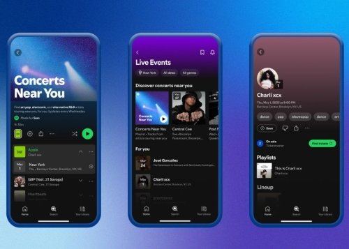 Spotify añade una nueva playlist personalizada: "Conciertos cerca de ti"