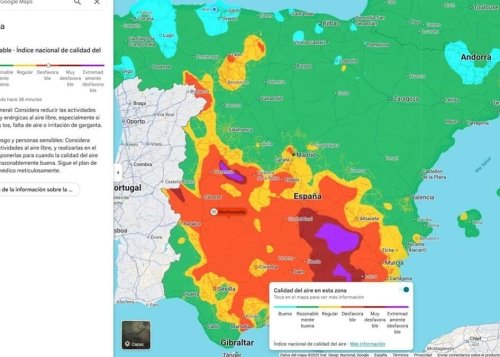 Cómo ver la calidad del aire en Google Maps