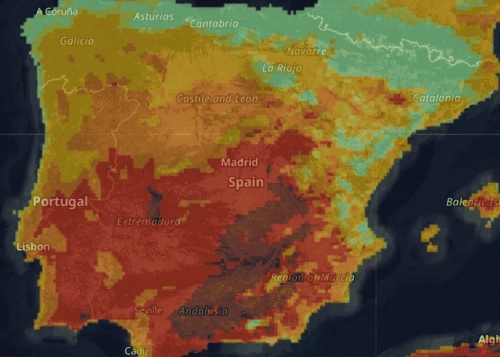Cómo seguir los incendios con la vista satelital de Copernicus