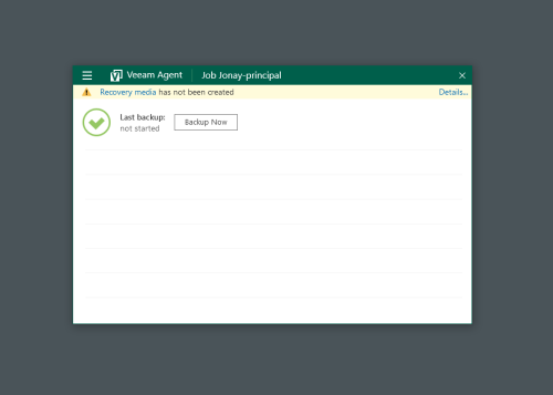 Cómo hacer backup de PC con Veeam Agent for Microsoft Windows