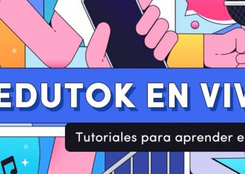 TikTok lanza #EduTok con tutoriales en vivo para descubrir y aprender desde casa