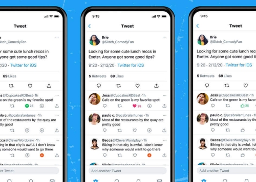 Twitter prueba un botón para votar positivo o negativo