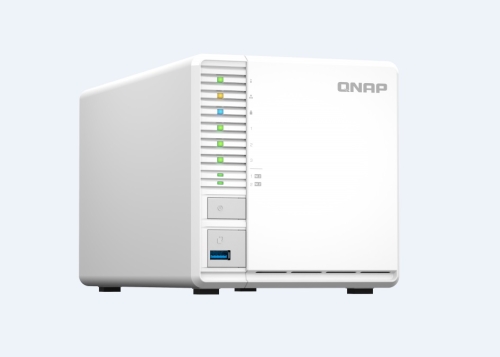 QNAP TS-364, NAS RAID 5 de alto rendimiento con 3 bahías, 2,5GbE y almacenamiento SSD M.2