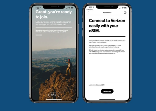 Verizon finalmente agrega soporte eSIM a su programa BYOD
