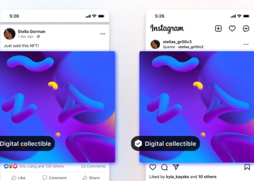 Instagram y Facebook ya dejan publicar tus NFTs