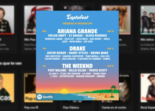 Instafest es el último viral de Instagram: diseña tu festival de música para las Stories