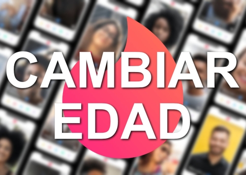 Cómo cambiar la edad en Tinder