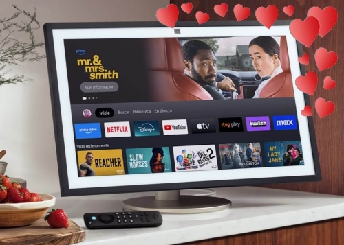 Amazon Echo Show 21 es una enorme pantalla inteligente con Alexa que también sirve de televisor