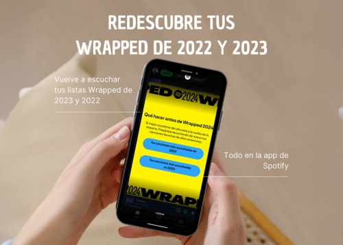 ¡Aperitivo del Spotify Wrapped! Estas listas muestran tus canciones más escuchadas en 2023 y 2022