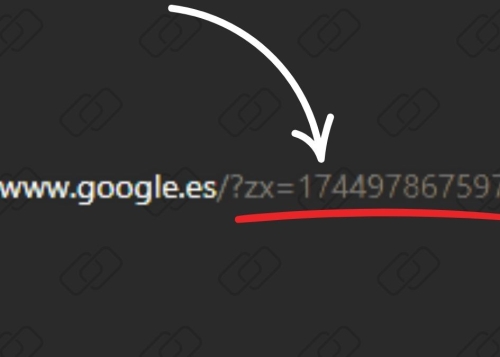 ¿Qué es el parámetro zx en la URL de google.com?
