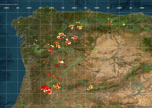 Cómo ver los incendios forestales en el mapa de la NASA