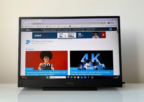Review: Lenovo ThinkVision M16, un práctico monitor portátil que te facilitará la vida a la hora de trabajar